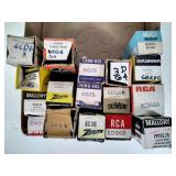 Lot of 17 Vintage Vacuum Tubes in Boxes