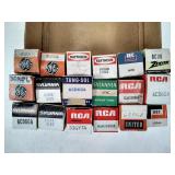 Lot of 18 Vintage Vacuum Tubes Boxed Mixed