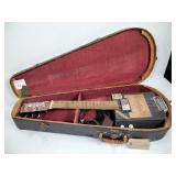 Cigar Box Elec Guitar Folk Art Rev Peyton