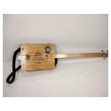 Reverand Peyton Cigar Box Folk Art 3 String Guitar