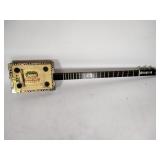 Cigar Box Elec Guitar Folk Art Rev Peyton