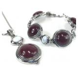 Matching Lia Sophia Necklace & Bracelet