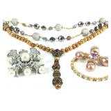 Group Of Bling Jewelry - Necklaces, Pendant & More