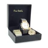 3 Quartz Watches - Seiko, Wyler, Pierre Cardin