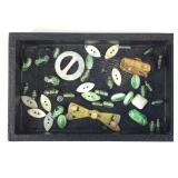 Group Of Antique Beads, Buttons & Bakelite.