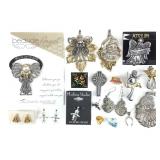 Religous/Holiday Themed Jewelry Includes Sterling