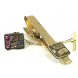 Mens Rogers 10K & 12K GF Tie Clip & Cufflink