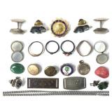 Vintage Cufflinks & Pins - Antique Buttons & More