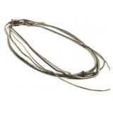 5 Vintage Sterling Necklaces