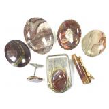 Group Of Mens Polished Stone Accessories