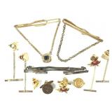 Mens Jewelry - Tie Clips, Pins, Cufflinks