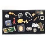 20 Costume Jewelry Brooches - Some w/ Tags