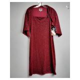 Jump Brand Red dress w/ Scarf - Size 13 / 14