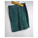 Global Identity Green Leather Mini-Skirt - 11 / 12