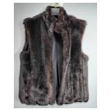 Faux Fur Zip-Up Vest