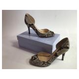 Pair Of Marc Fisher Snake Skin Pattern High Heels