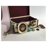 Travel Themed Case w/ Necklaces & More
