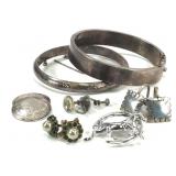 Scrap Sterling - Earrings, Cuffs, Pin