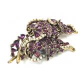 1953 Hollycraft Rhinestone Brooch