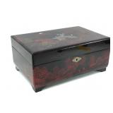 Large Japanese Jewelry Box w/ Key