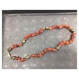 Vtg Baltic Sea Amber Chip Necklace