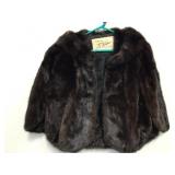 Vtg Mahogany Mink Stole Furs by Kramer Erie