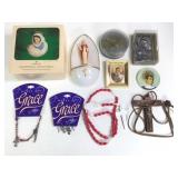 Religous Ornament, Pins, Earrings, Necklaces &More