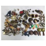 Large Group Of Assorted Costume Earrings