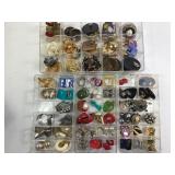 60+ Pairs of Clip-On Costume Earrings