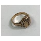 Hjiok 10k 1954 Ring - Size 7.5