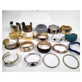 19 Cuffs / Bangles - Various Sizes & Designs