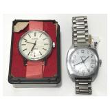 2 Vtg USSR Wristwatches - Takema & Wostok