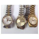 3 Seiko Wristwatches
