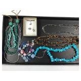 9 Pcs of Costume Jewelry - Necklaces, Bracelets +