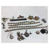 Group Of Vintage Sterling Jewelry