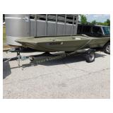 2019 Tracker 1448 Metal Boat & Trailer Brand New
