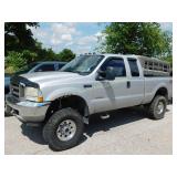 2003 Silver Lifted Ford F-250 Super Duty Diesel