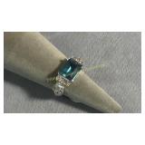 Size 6.5 Sterling Cubic Zirconia Ring