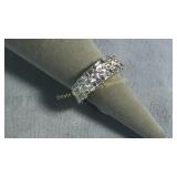 Size 8 Cubic Zirconia Sterling Ring