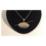 Sterling Silver Fossil Pendant