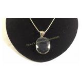 Sterling Silver Sapphire Pendant
