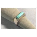 Size 7 Sterling Turquoise Ring