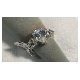 Size 4.5 Sterling & Cubic Zirconia