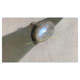 Size 6.5 Sterling & Moon Stone