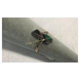 Size 6.75 Sterling & Turquoise Ring