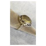 Size 9 Sterling Silver & Sapphire Ring