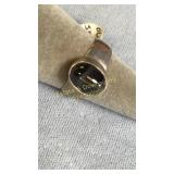 Size 6.5 Sterling Silver & Star Sapphire Ring