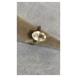Size 8 Sterling Silver & Quartz Ring