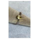 Size 8.5 Sterling Silver & Citrine Ring
