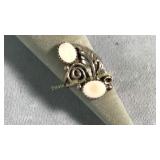 Size 7.25 Sterling & Mother of Pearl Ring